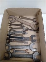 Group of vintage wrenches