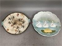 Two Decorative Serving Plates