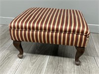 Striped Footrest Stool