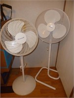 2pc Oscillating Adjustable Stand Fans