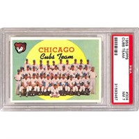 1959 Topps Cubs Team Psa 7