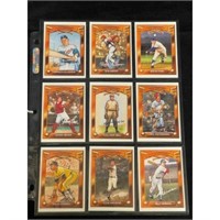 (9) Cooperstown Collection Baseball Cards