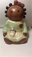 Vintage Treasure Craft Cookie Jar Spice Rag Doll