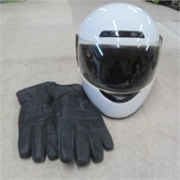 Motorcycle Helmet - Full Face - DOT Mfr - Size XL