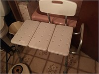 Shower Stool & Misc in Bath