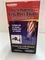 Brand New Solar Powered Flagpole Light