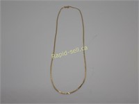 18 Kt Flat Chain Necklace