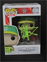 WWE JOHN CENA SIGNED FUNKO POP PC COA