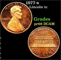 Proof 1977-s Lincoln Cent 1c Grades GEM++ Proof De