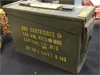 Metal ammo can w/ 45 reloads, local pickup only