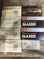 8 boxes of 9 mm ammo, pic, blazer & more  local