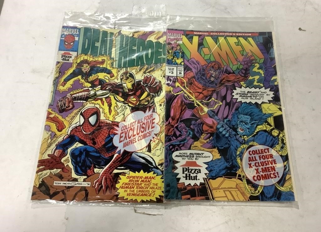 Marvel comic Real Heroes 1994 & X-Men 1993-