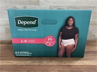 Women’s large 84 count depends