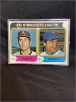 TOPPS 1973 STRIKEOUT LEADERS