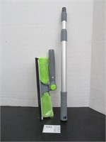 EXTENDABLE WINDOW SQUEEGEE W CLOTH HEAD