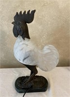 Rooster Lamp (has damage/see picture)