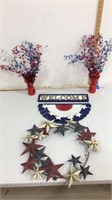 Lot of 4th of July home decor