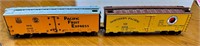Northern and Southern Pacific Train Cars