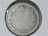 1928 10 Cents Can    G