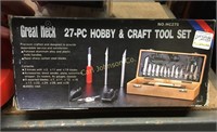 HOBBY/ CRAFT 27 PC TOOL SET (GREAT NECK BRAND)