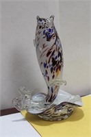 An Artglass Fish with Ashtray