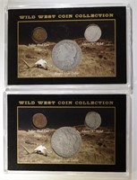 (2) Wild West Coin Collections
