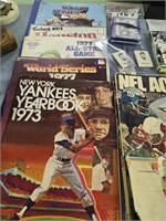 1970s baseball, yearbook, world series programs,