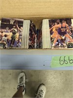 Early 1990s baseball and basketball cards along