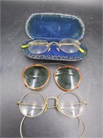 3 Sets of Old Glasses Jury Lovell Oshawa