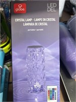 GLOBE LED CRYSTAL LAMP