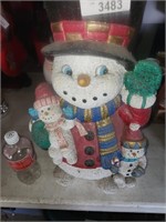 Vintage Snowman Display