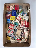 Vintage advertising matchbooks