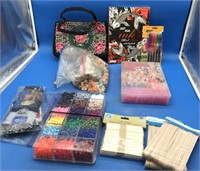 Crafting Supplies Including Lots Of Beads & Some