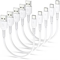 Sealed- Pack of 10- 1ft USB C Charging Cable Short