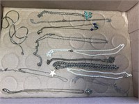 Assortment of chain necklaces