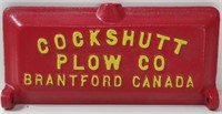 Cockshutt Plow Co. Cast Iron Cover