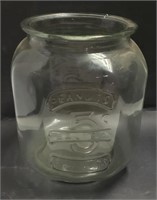 5c Salted Peanuts Glass Jar, 10"T