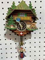 SMALL SWISS WALL CUCKOO CLOCK