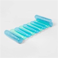 2 PACK Two-Toned Inflatable Lounge Blue