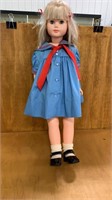 Vtg Plastic Doll (2-1/2ft tall)