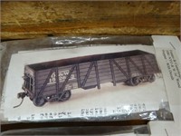 HO Scale Model Train /  Box Car Kits