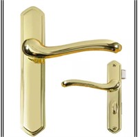 Wright Products Castellan Surface Latch in Brass