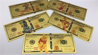 Winnie The Pooh Collectible Gold Bills