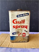 Vintage Gulf spray ant killer can