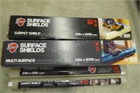 4 carpet surface shields - 24x50" and 24"x200ft