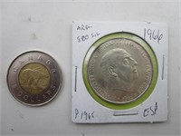 1-100 Ptas Espagne 1966 argent .800