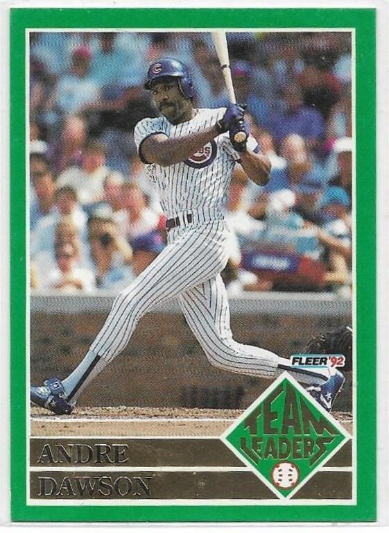 Andre Dawson 1992 Fleer Team Leaders #20 of 20