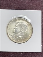 1964 Kennedy silver half dollar coin 90% silver