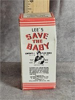 LEE'S SAVE THE BABY RELIEVES COLDS AND CROUP