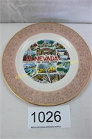 Nevada - The Silver State Souvenir Plate